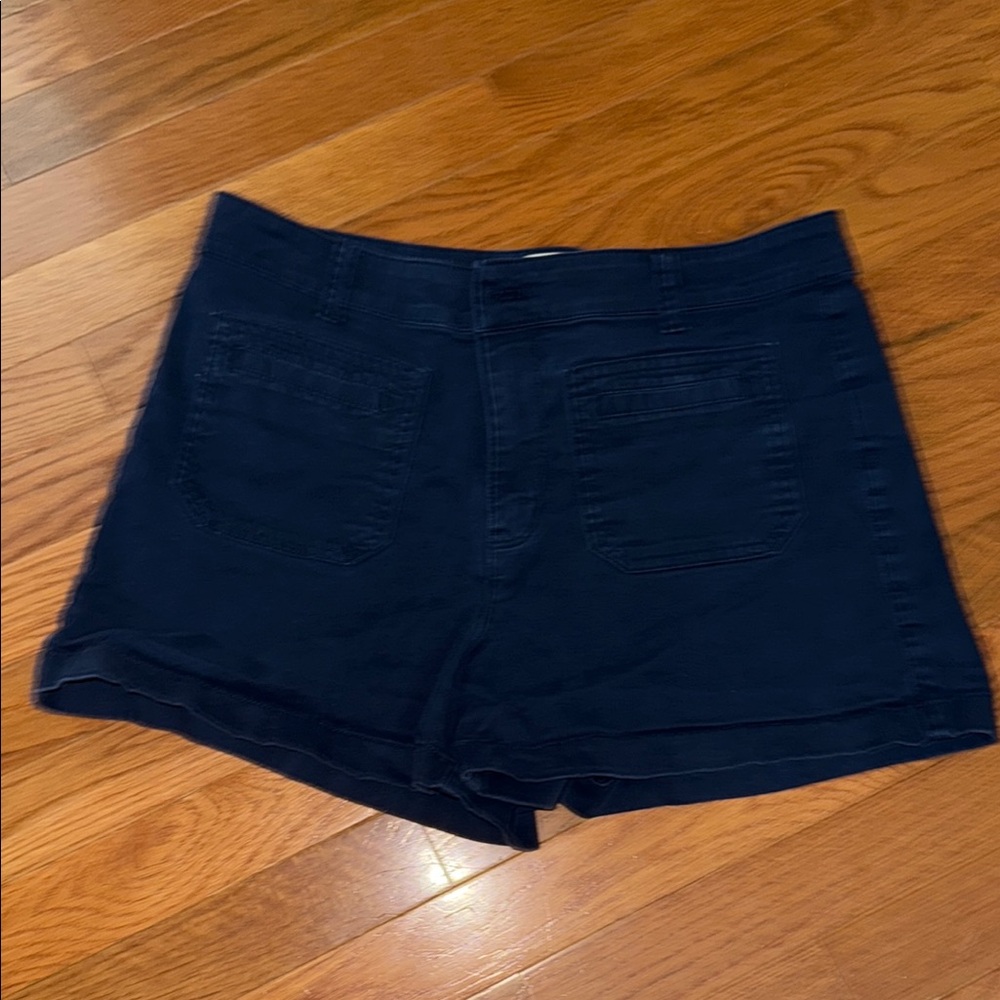 J. Crew Navy Blue High Waist Shorts